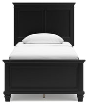 Lanolee Twin Panel Bed, Dresser and Mirror