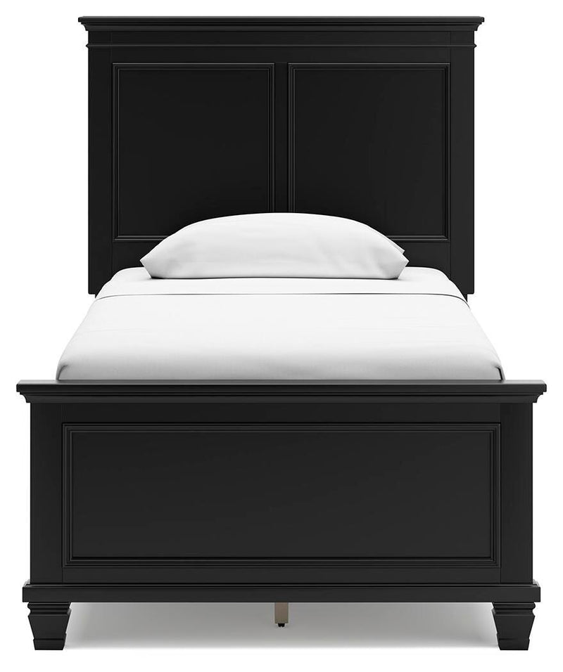 Lanolee Twin Panel Bed, Dresser and Mirror