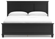 Lanolee California King Panel Bed, Dresser and Mirror