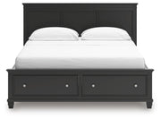 Lanolee California King Panel Storage Bed