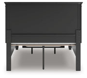 Lanolee Full Panel Storage Bed