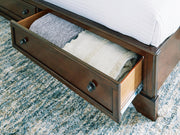Trellington Queen Sleigh Storage Bed