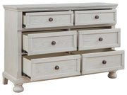 Robbinsdale Twin over Full Bunk Bed, Dresser and Chest