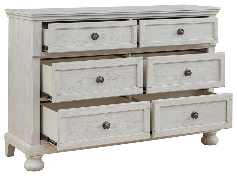 Robbinsdale Twin over Full Bunk Bed, Dresser and Chest