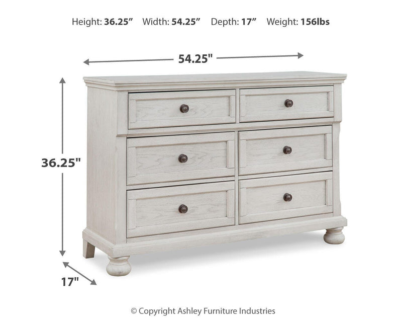 Robbinsdale Twin Sleigh Storage Bed, Dresser and Nightstand