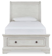Robbinsdale Twin Sleigh Storage Bed and Dresser