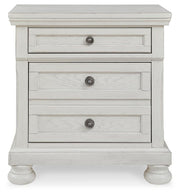 Robbinsdale King Storage Bed and 2 Nightstands