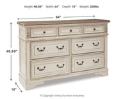 Realyn King Panel Bed, Dresser, Chest and 2 Nightstands