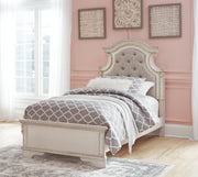 Realyn Twin Bed, Dresser and Mirror