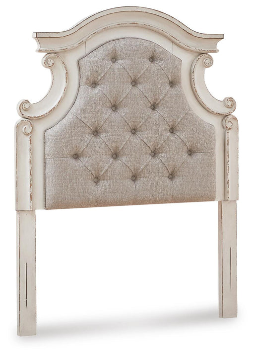 Realyn Twin Upholstered Panel Headboard