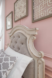 Realyn Twin Upholstered Panel Headboard