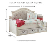 Realyn Twin Daybed with 1 Large Storage Drawer