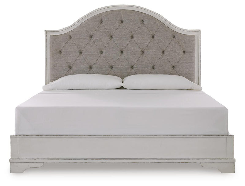 Blendon King Upholstered Panel Bed