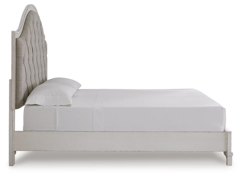 Blendon King Upholstered Panel Bed