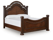 Lavinton Queen Poster Bed and 2 Nightstands