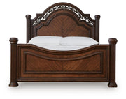 Lavinton Queen Poster Bed and 2 Nightstands