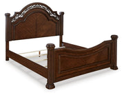 Lavinton King Poster Bed, 2 Chests and Nightstand
