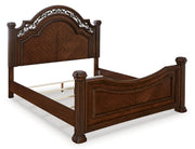 Lavinton Queen Poster Bed, Dresser, Mirror and Nightstand