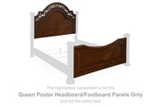 Lavinton Queen Poster Headboard/Footboard Panels