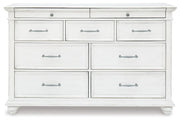 Kanwyn King Storage Panel Bed and Dresser