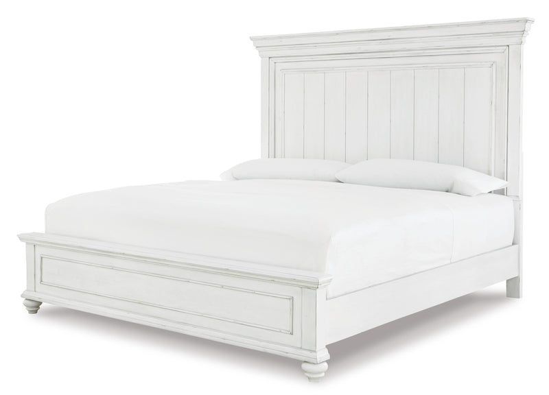 Kanwyn King Panel Bed, Dresser and Mirror