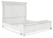 Kanwyn Queen Panel Storage Bed, Dresser, Mirror and Nightstand