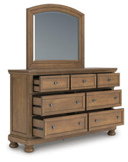 Feddinger King Panel Bed, Dresser, Mirror, Chest and 2 Nightstands