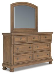 Feddinger King Panel Bed, Dresser, Mirror, Chest and 2 Nightstands