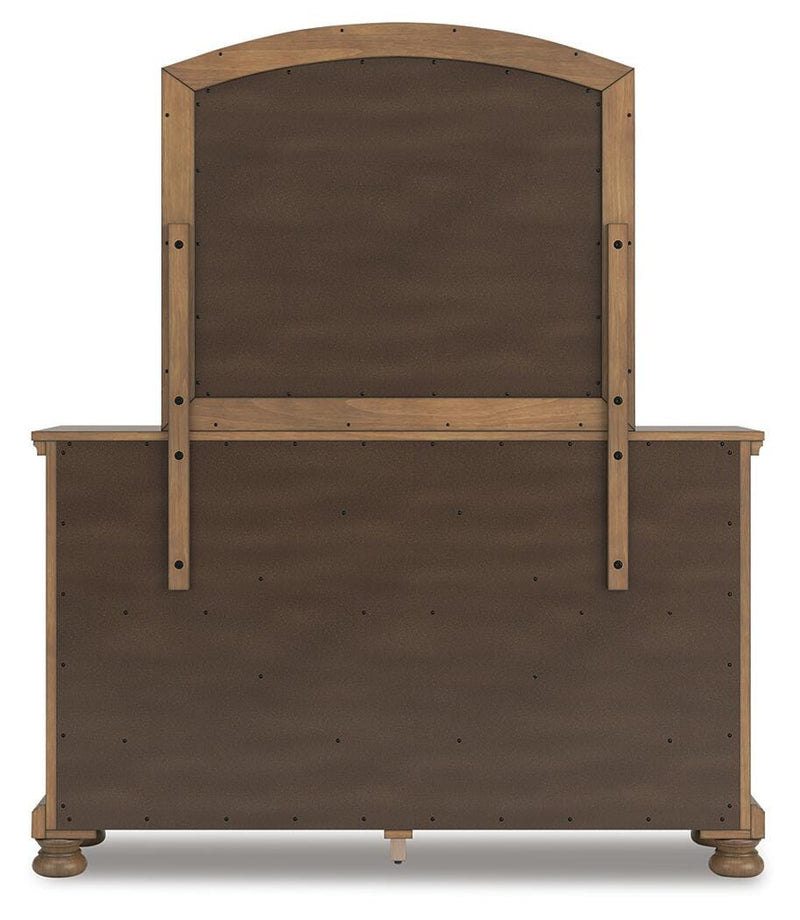 Feddinger King Panel Bed, Dresser, Mirror, Chest and 2 Nightstands