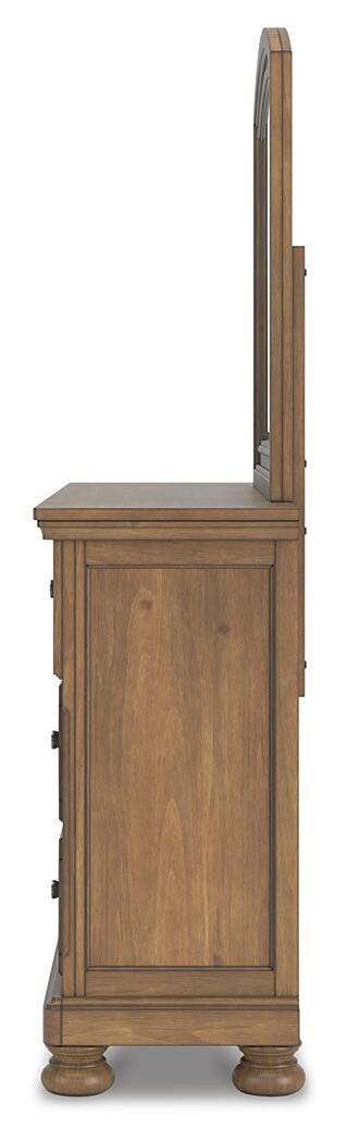 Feddinger King Panel Bed, Dresser, Mirror, Chest and 2 Nightstands