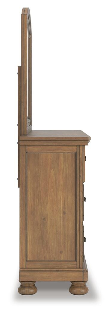 Feddinger King Panel Bed, Dresser, Mirror, Chest and 2 Nightstands