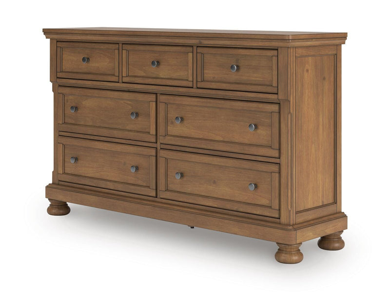 Feddinger California King Panel Storage Bed, Dresser and Nightstand