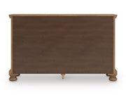 Feddinger California King Panel Storage Bed, Dresser and Nightstand
