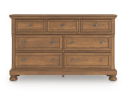Feddinger California King Panel Storage Bed, Dresser and Nightstand