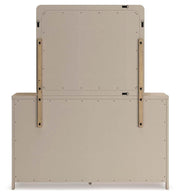 Rencott King Upholstered Bed, Dresser and Mirror