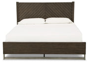 Arkenton California King Panel Bed, Dresser and Mirror