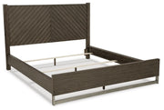 Arkenton California King Panel Bed, Dresser and Mirror