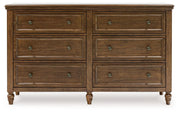 Sturlayne King Upholstered Panel Bed, Dresser and 2 Nightstands