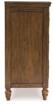 Sturlayne King Upholstered Panel Bed, Dresser and 2 Nightstands