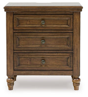 Sturlayne King Upholstered Panel Bed, Dresser and 2 Nightstands