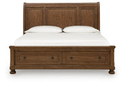 Zackaryn King Sleigh Storage Bed