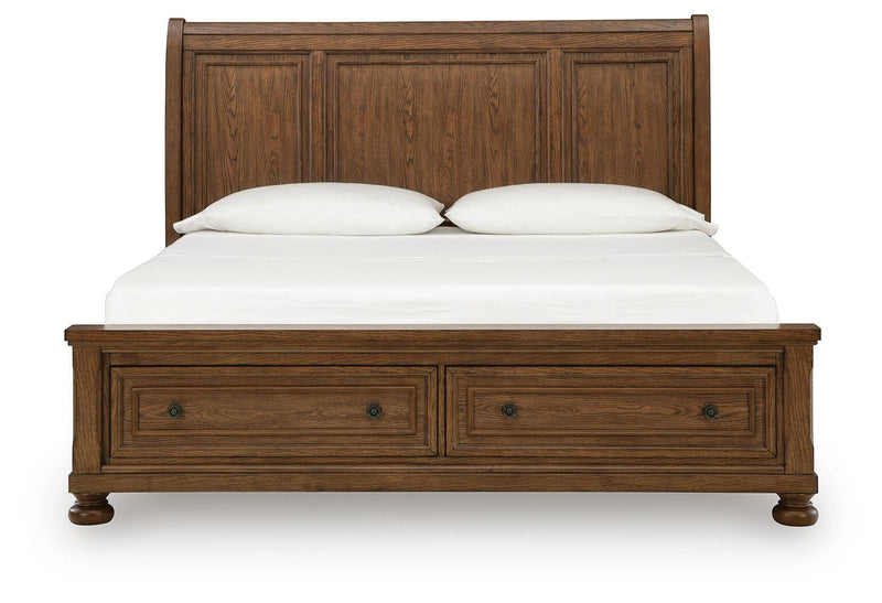 Zackaryn King Sleigh Storage Bed