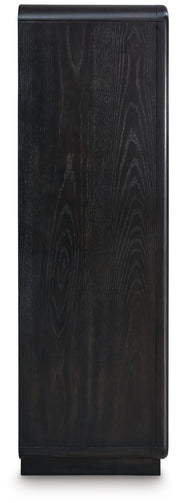 Rowanbeck King Panel Bed, Dresser, Mirror, Chest and Nightstand