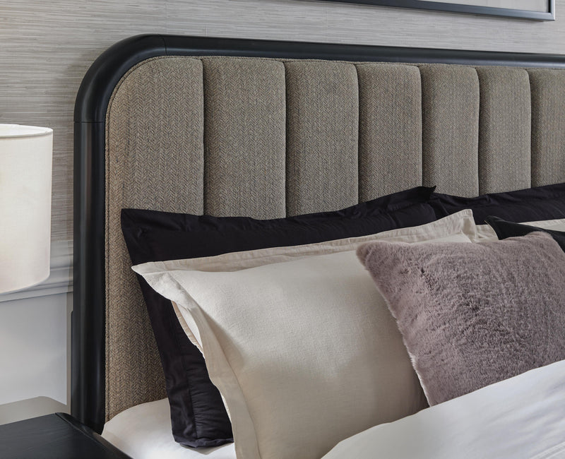 Rowanbeck California King Upholstered Panel Bed
