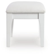 Chalanna Vanity, Mirror and Stool