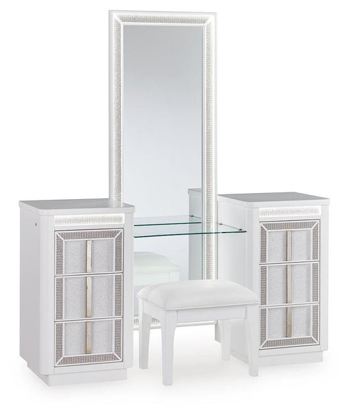 Chalanna Vanity, Mirror and Stool