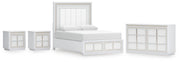 Chalanna Queen Storage Bed, Dresser and 2 Nightstands