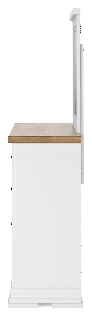 Ashbryn Queen Panel Storage Bed, Dresser, Mirror and 2 Nightstands