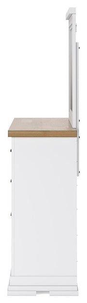 Ashbryn King Panel Bed, Dresser, Mirror and 2 Nightstands