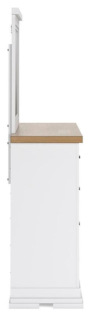 Ashbryn King Panel Storage Bed, Dresser, Mirror and Nightstand